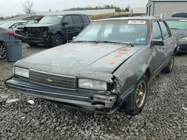 1G1AW51W7J6245615 - 1988 CHEVROLET CELEBRITY GRAY photo 2