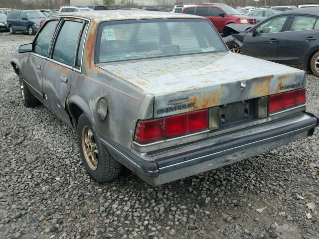 1G1AW51W7J6245615 - 1988 CHEVROLET CELEBRITY GRAY photo 3