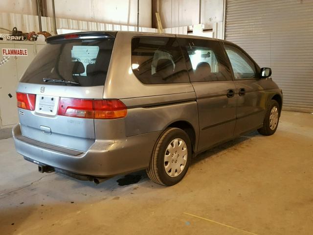 2HKRL18531H562564 - 2001 HONDA ODYSSEY LX GRAY photo 4