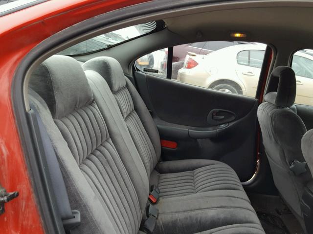 1G2WP52K3XF325450 - 1999 PONTIAC GRAND PRIX RED photo 6