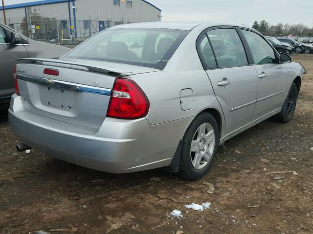 1G1ZT51F76F239638 - 2006 CHEVROLET MALIBU LT SILVER photo 4