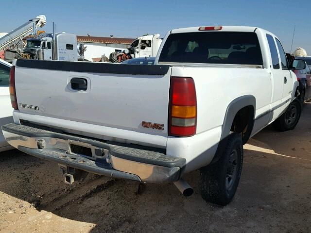 1GTHC29U31E177089 - 2001 GMC SIERRA C25 WHITE photo 4