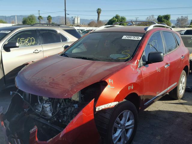 JN8AS5MT2FW656940 - 2015 NISSAN ROGUE SELE RED photo 2