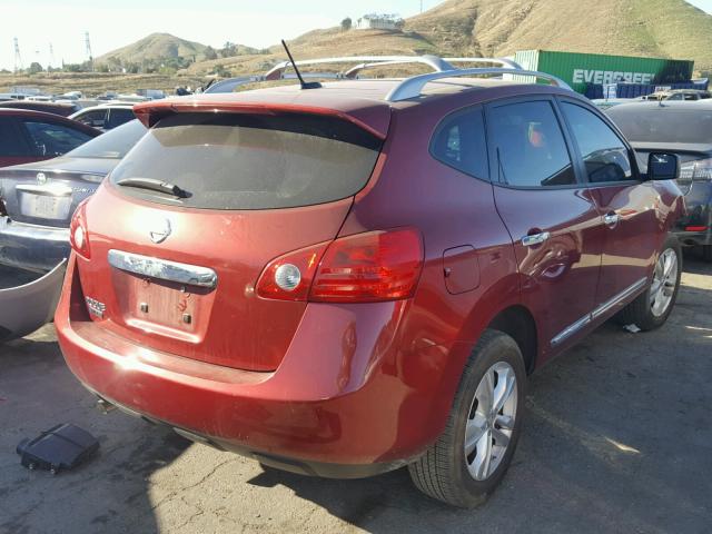 JN8AS5MT2FW656940 - 2015 NISSAN ROGUE SELE RED photo 4