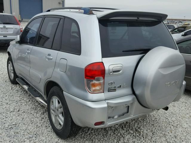 JTEGH20V220055563 - 2002 TOYOTA RAV4 SILVER photo 3