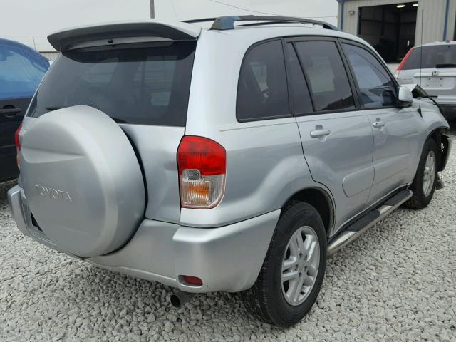 JTEGH20V220055563 - 2002 TOYOTA RAV4 SILVER photo 4