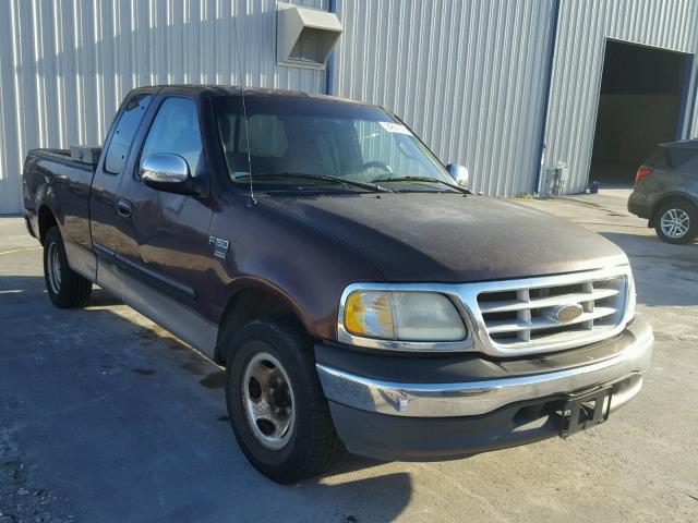 1FTRX17W11NA32172 - 2001 FORD F150 BURGUNDY photo 1