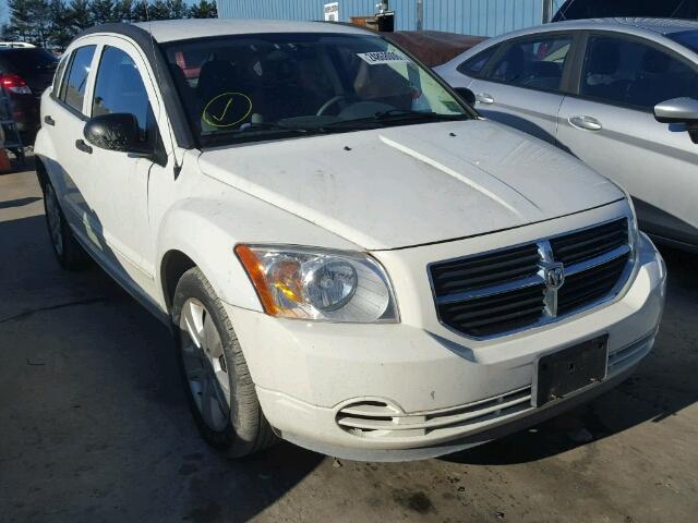 1B3HB48B17D374597 - 2007 DODGE CALIBER SX WHITE photo 1