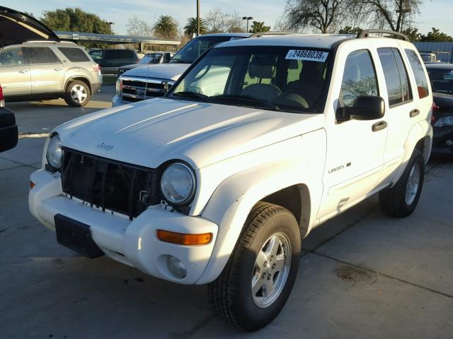 1J4GK58KX2W141339 - 2002 JEEP LIBERTY LI WHITE photo 2