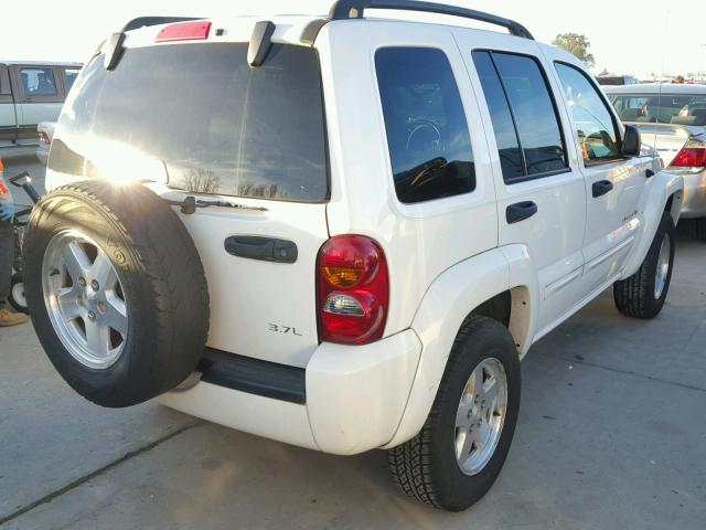 1J4GK58KX2W141339 - 2002 JEEP LIBERTY LI WHITE photo 4