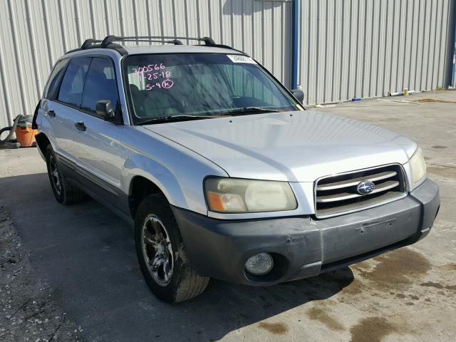 JF1SG63615H752957 - 2005 SUBARU FORESTER 2 SILVER photo 1