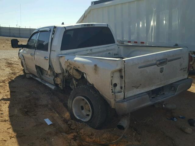 3D7MX49C17G712157 - 2007 DODGE RAM 3500 WHITE photo 3