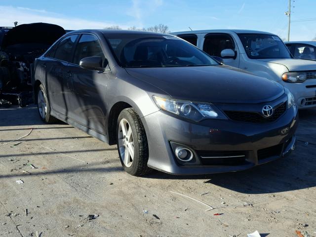 4T1BF1FK4DU256416 - 2013 TOYOTA CAMRY L GRAY photo 1