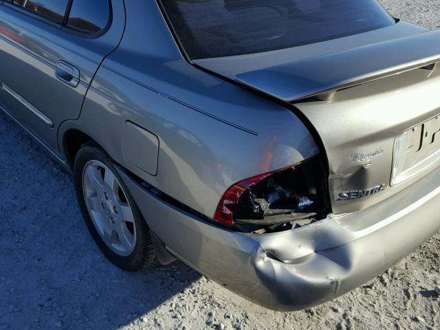 3N1CB51D96L617241 - 2006 NISSAN SENTRA 1.8 BEIGE photo 9