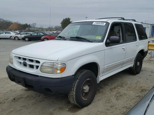 1FMZU72E51ZA25045 - 2001 FORD EXPLORER X WHITE photo 2