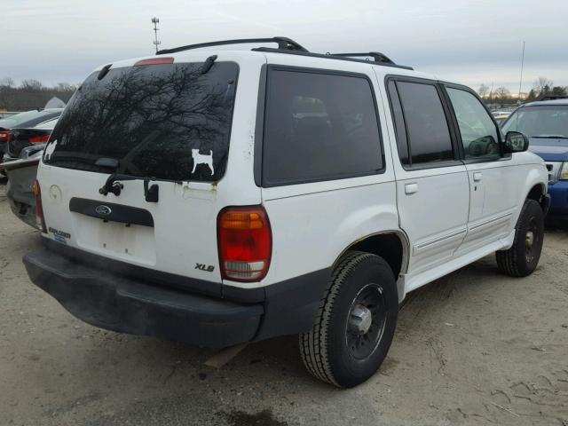 1FMZU72E51ZA25045 - 2001 FORD EXPLORER X WHITE photo 4