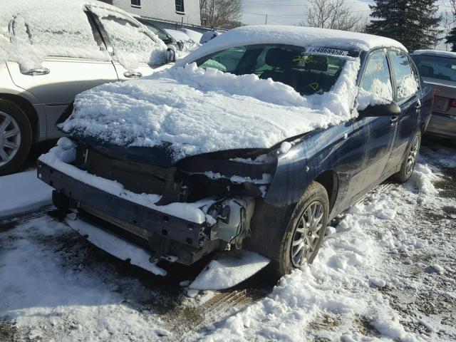 1G1ZS58F87F226763 - 2007 CHEVROLET MALIBU LS BLUE photo 2