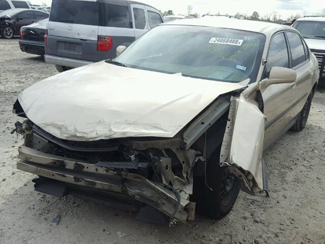 2G1WF55K859285925 - 2005 CHEVROLET IMPALA GOLD photo 2