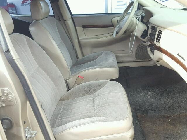 2G1WF55K859285925 - 2005 CHEVROLET IMPALA GOLD photo 5