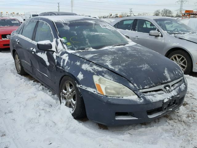 1HGCM56386A104207 - 2006 HONDA ACCORD SE GRAY photo 1