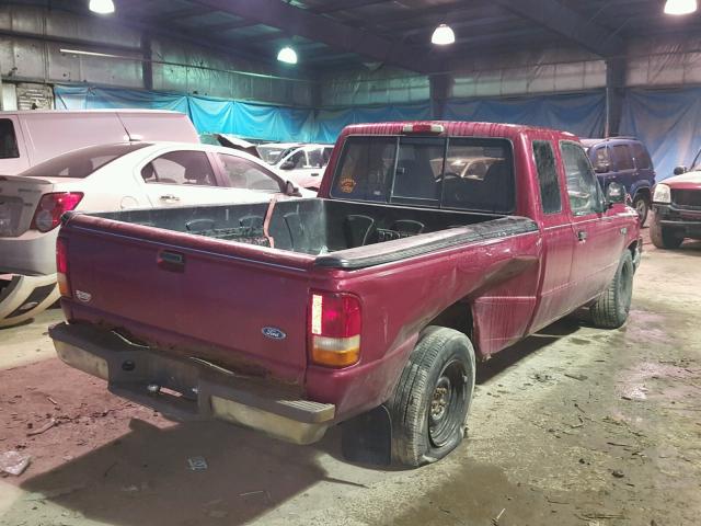 1FTCR14A9TPA05737 - 1996 FORD RANGER SUP RED photo 4