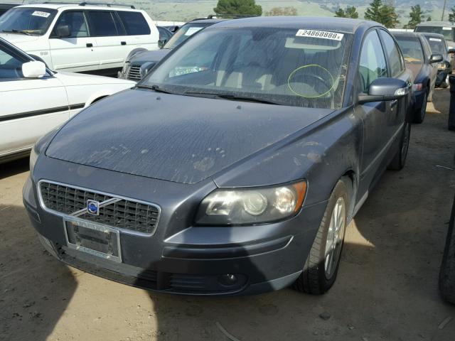 YV1MS682772280190 - 2007 VOLVO S40 T5 GRAY photo 2