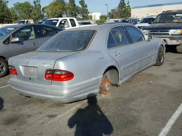 WDBJF74J81B293522 - 2001 MERCEDES-BENZ E 55 AMG SILVER photo 4