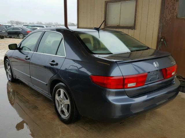 JHMCN36465C013575 - 2005 HONDA ACCORD HYB BLUE photo 3