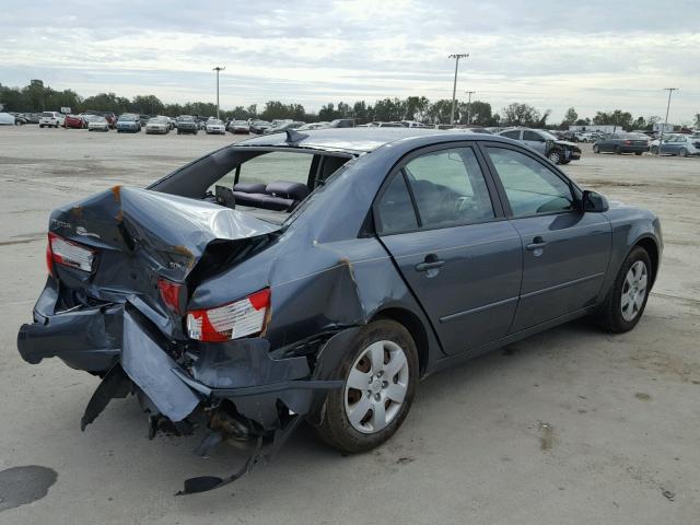 5NPET4ACXAH645157 - 2010 HYUNDAI SONATA GLS GRAY photo 4