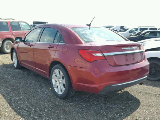 1C3CCBAB2DN697829 - 2013 CHRYSLER 200 LX RED photo 3