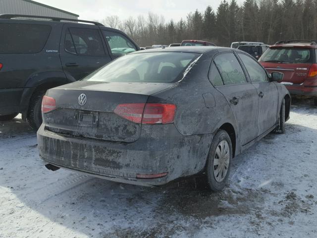 3VW2K7AJ3FM403900 - 2015 VOLKSWAGEN JETTA BASE 黑色 照片 4