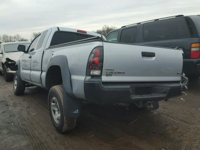 5TEUU42N87Z363775 - 2007 TOYOTA TACOMA ACC SILVER photo 3