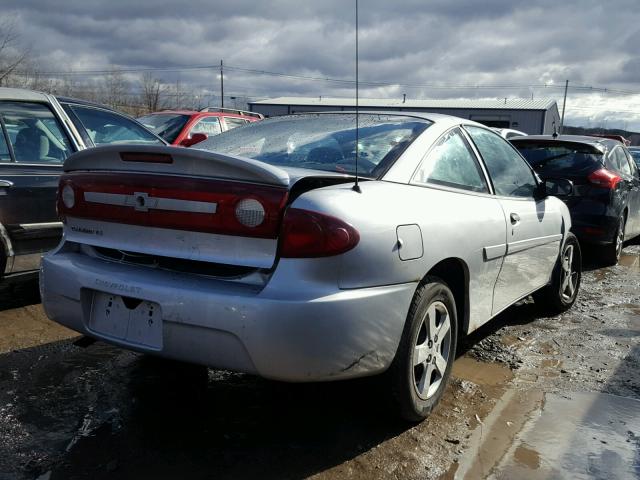 1G1JF12F837121146 - 2003 CHEVROLET CAVALIER L SILVER photo 4