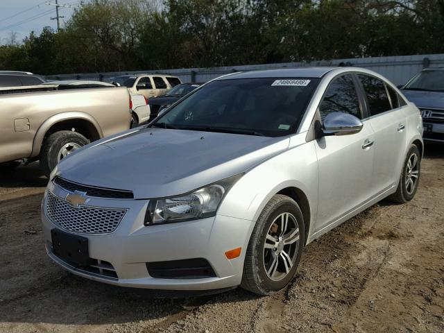 1G1PD5SH8B7208844 - 2011 CHEVROLET CRUZE LS SILVER photo 2