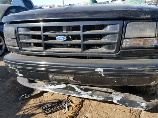 1FTDF15R1PLA45809 - 1993 FORD F150 BLACK photo 10