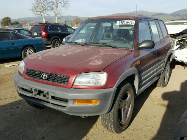 JT3GP10V5T7003231 - 1996 TOYOTA RAV4 RED photo 2