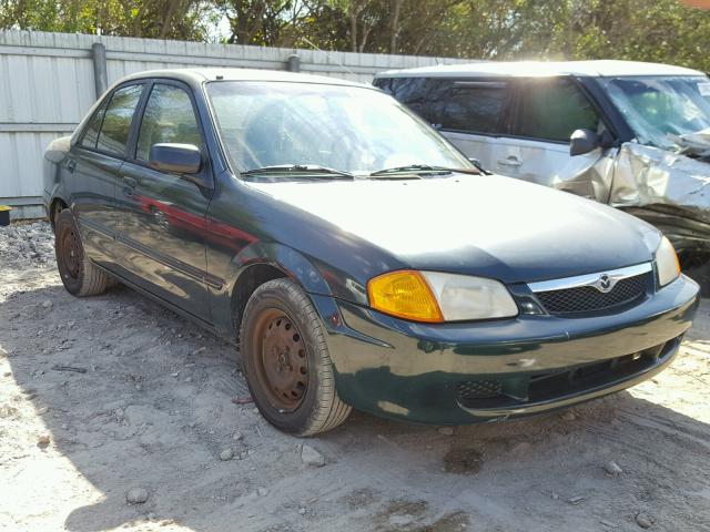 JM1BJ2227Y0250167 - 2000 MAZDA PROTEGE DX GREEN photo 1