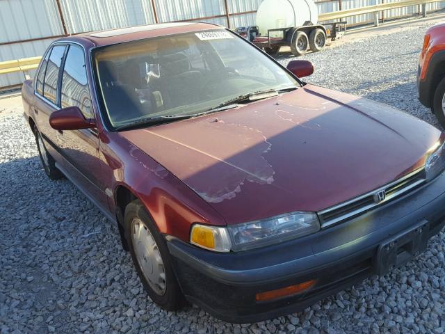 1HGCB7575PA135857 - 1993 HONDA ACCORD EX MAROON photo 1