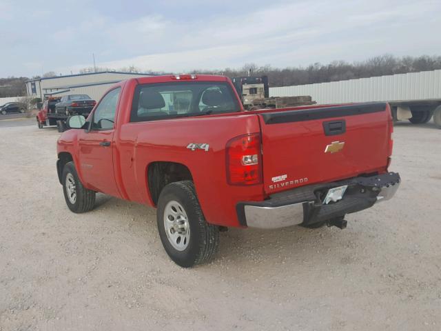 1GCNKPEA1DZ160450 - 2013 CHEVROLET SILVERADO RED photo 3