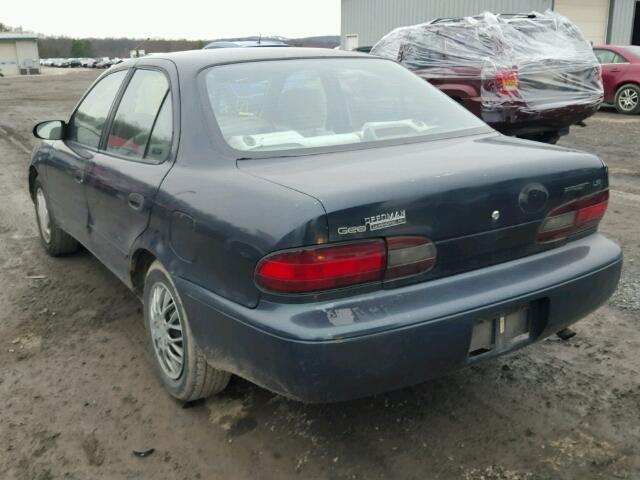 1Y1SK5283VZ460352 - 1997 GEO PRIZM LSI GREEN photo 3