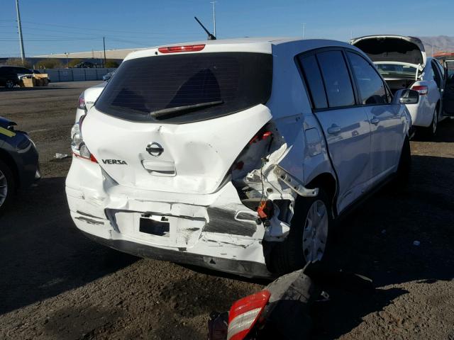 3N1BC1CP1BL509232 - 2011 NISSAN VERSA S WHITE photo 4