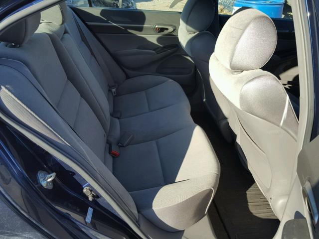 1HGFA15877L118276 - 2007 HONDA CIVIC EX ლურჯი ფოტო 6