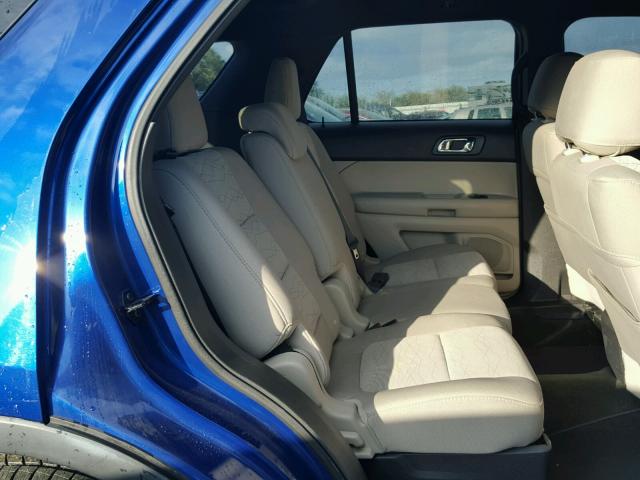 1FM5K7B88DGC78066 - 2013 FORD EXPLORER BLUE photo 6