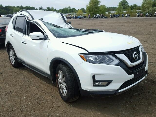 KNMAT2MV3HP525893 - 2017 NISSAN ROGUE S WHITE photo 1