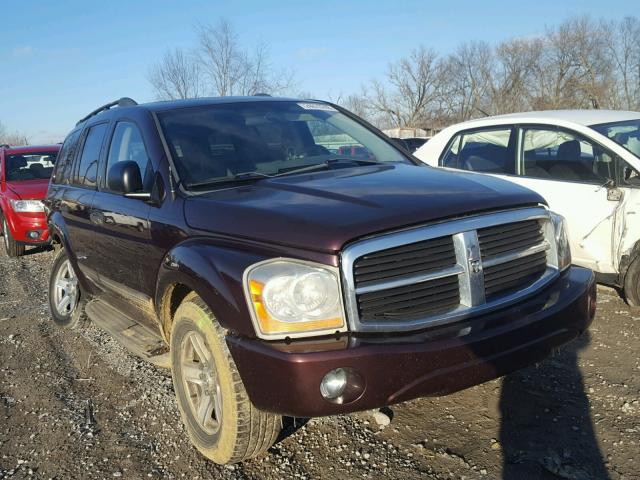 1D4HB48DX5F576553 - 2005 DODGE DURANGO SL BURGUNDY photo 1