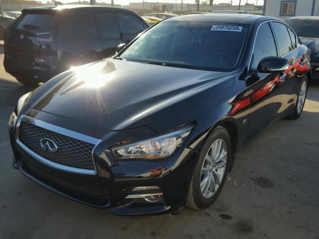 JN1BV7AP9FM347247 - 2015 INFINITI Q50 BASE BLACK photo 2