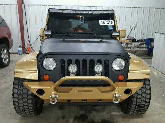 1J4GB39158L513643 - 2008 JEEP WRANGLER U TWO TONE photo 10