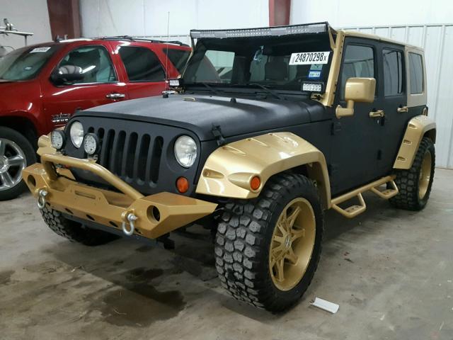 1J4GB39158L513643 - 2008 JEEP WRANGLER U TWO TONE photo 2