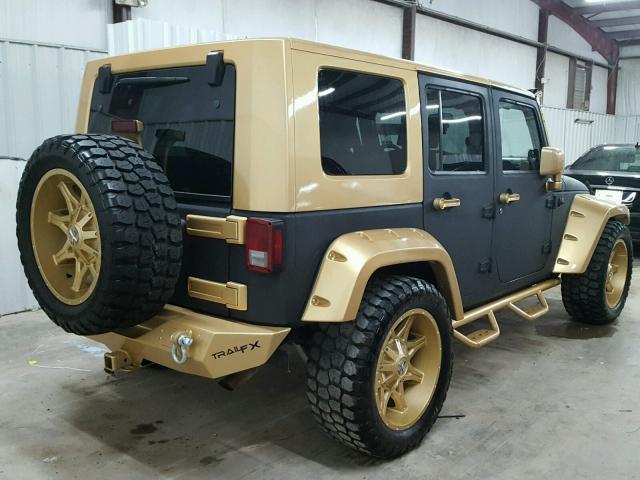 1J4GB39158L513643 - 2008 JEEP WRANGLER U TWO TONE photo 4