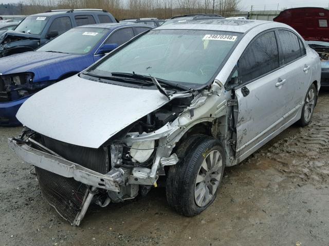 19XFA168X9E008699 - 2009 HONDA CIVIC EX 灰色 照片 2